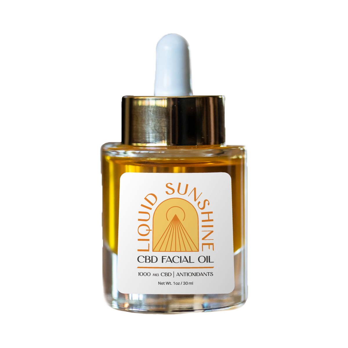 Custom Designed Facial Oil Label